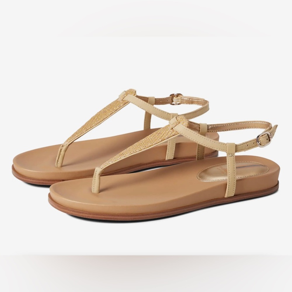 Sam Edelman Naomi T-strap Footbed Sandal Size 9 NWOT Women Shoes Leather Upper